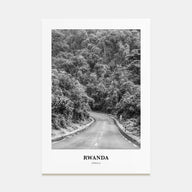 Rwanda Portrait B&W Poster