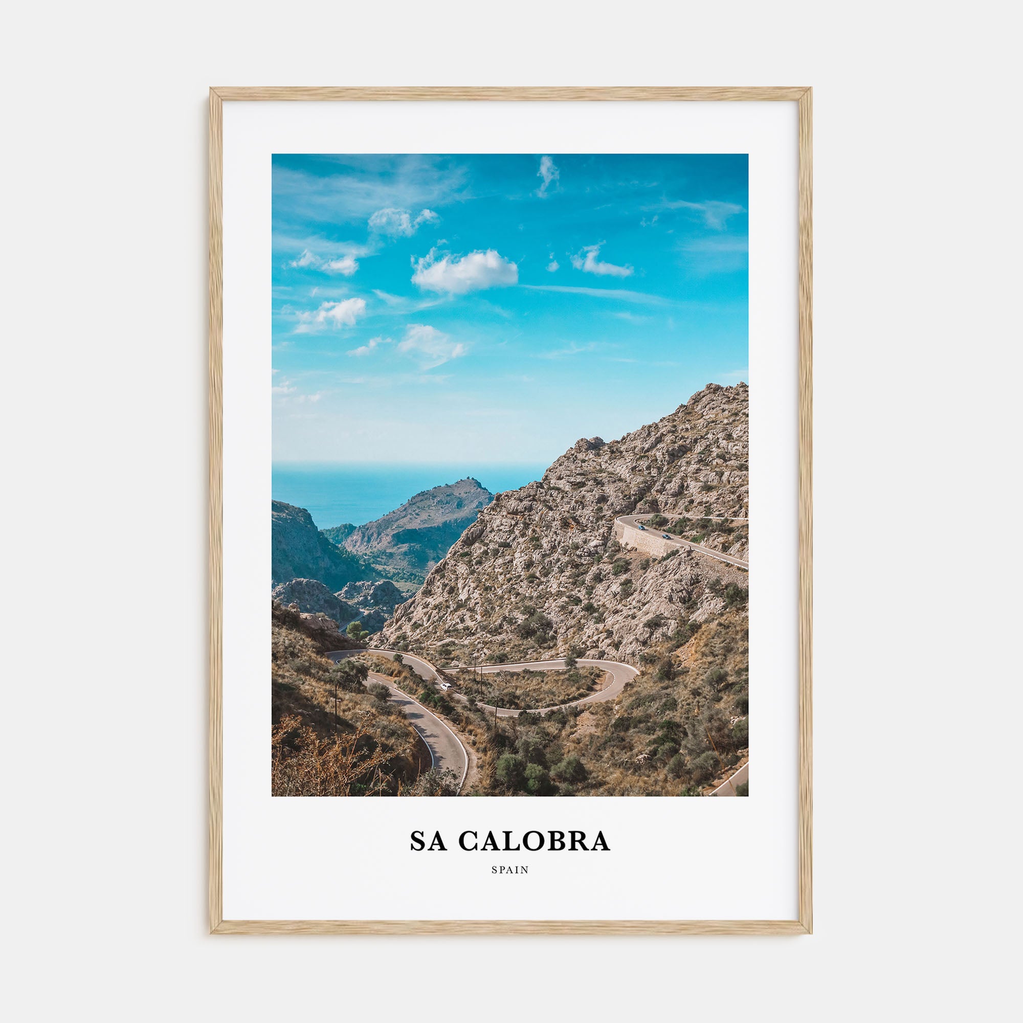 Sa Calobra Portrait Color Poster