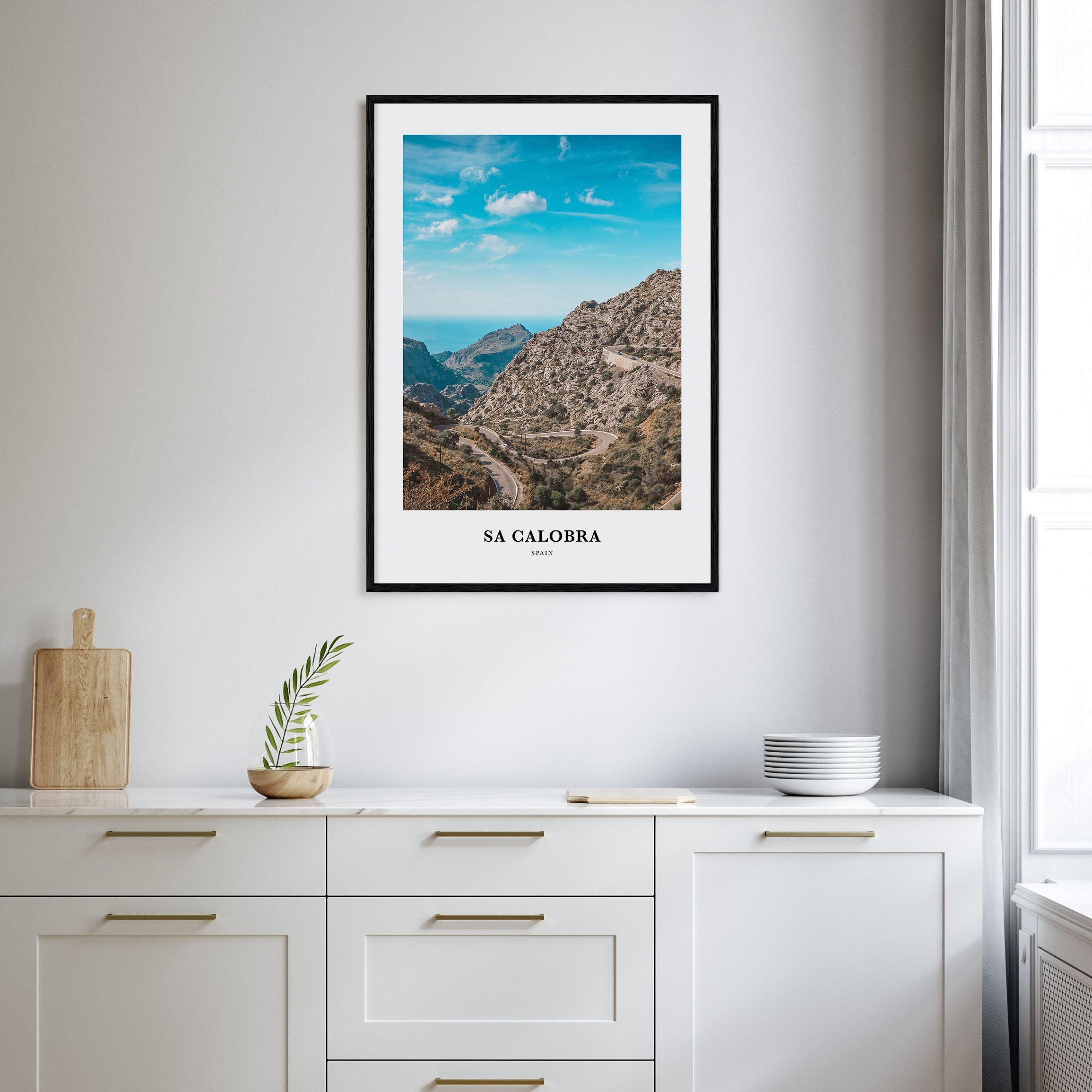 Sa Calobra Portrait Color Poster
