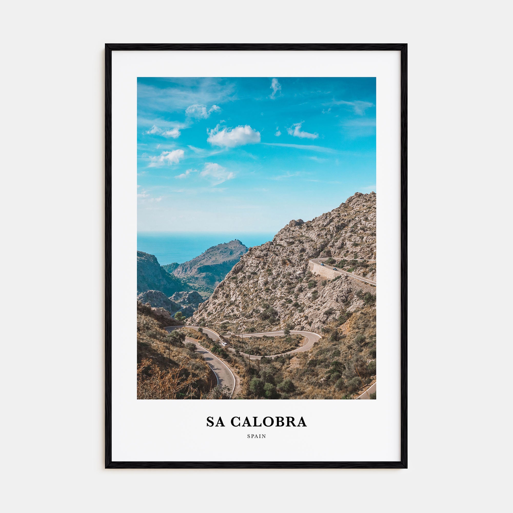 Sa Calobra Portrait Color Poster