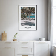 Saint Croix Portrait Color Poster