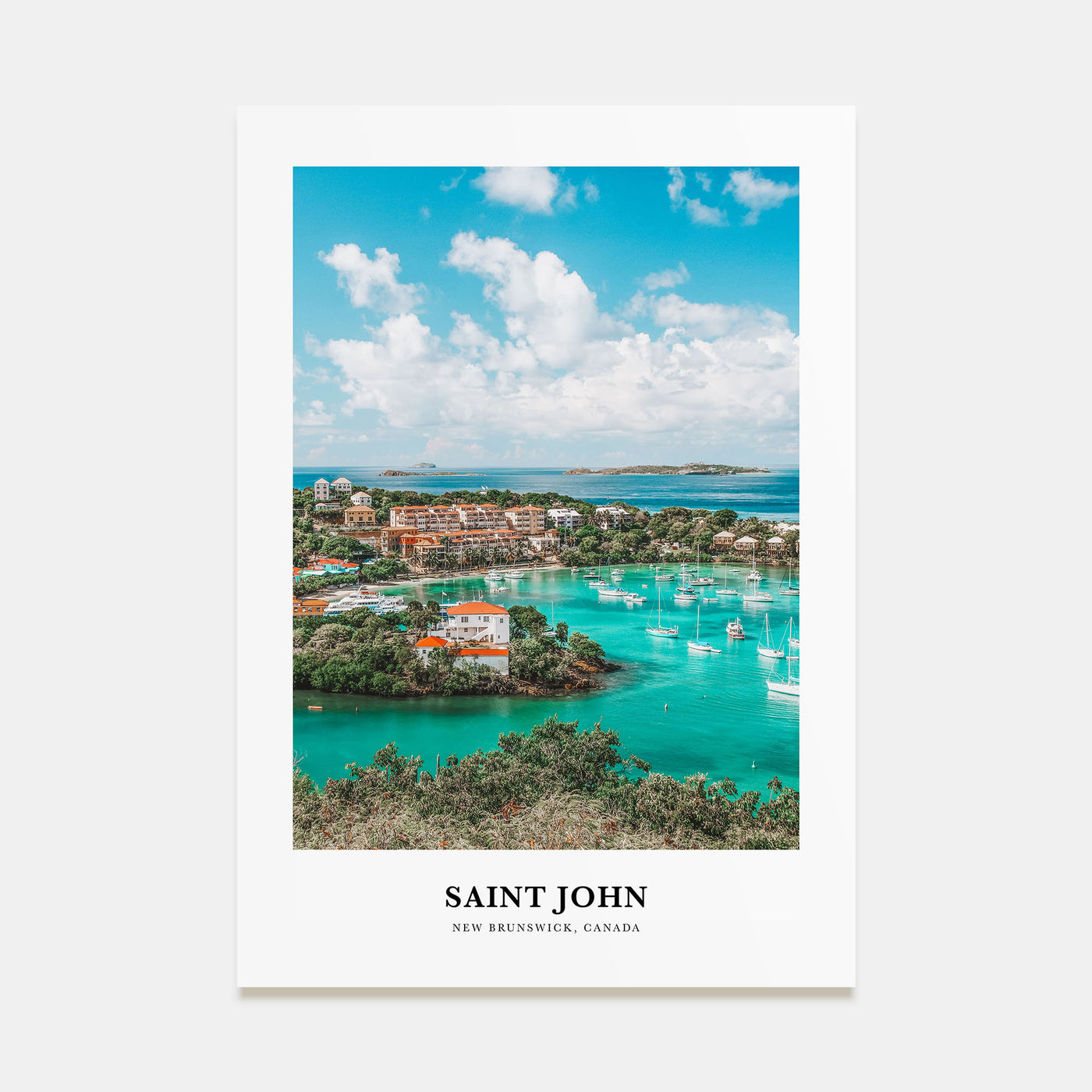 Saint John Portrait Color Poster