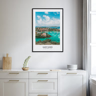 Saint John Portrait Color Poster