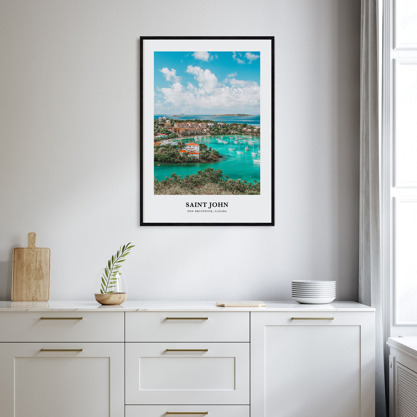 Saint John Portrait Color Poster