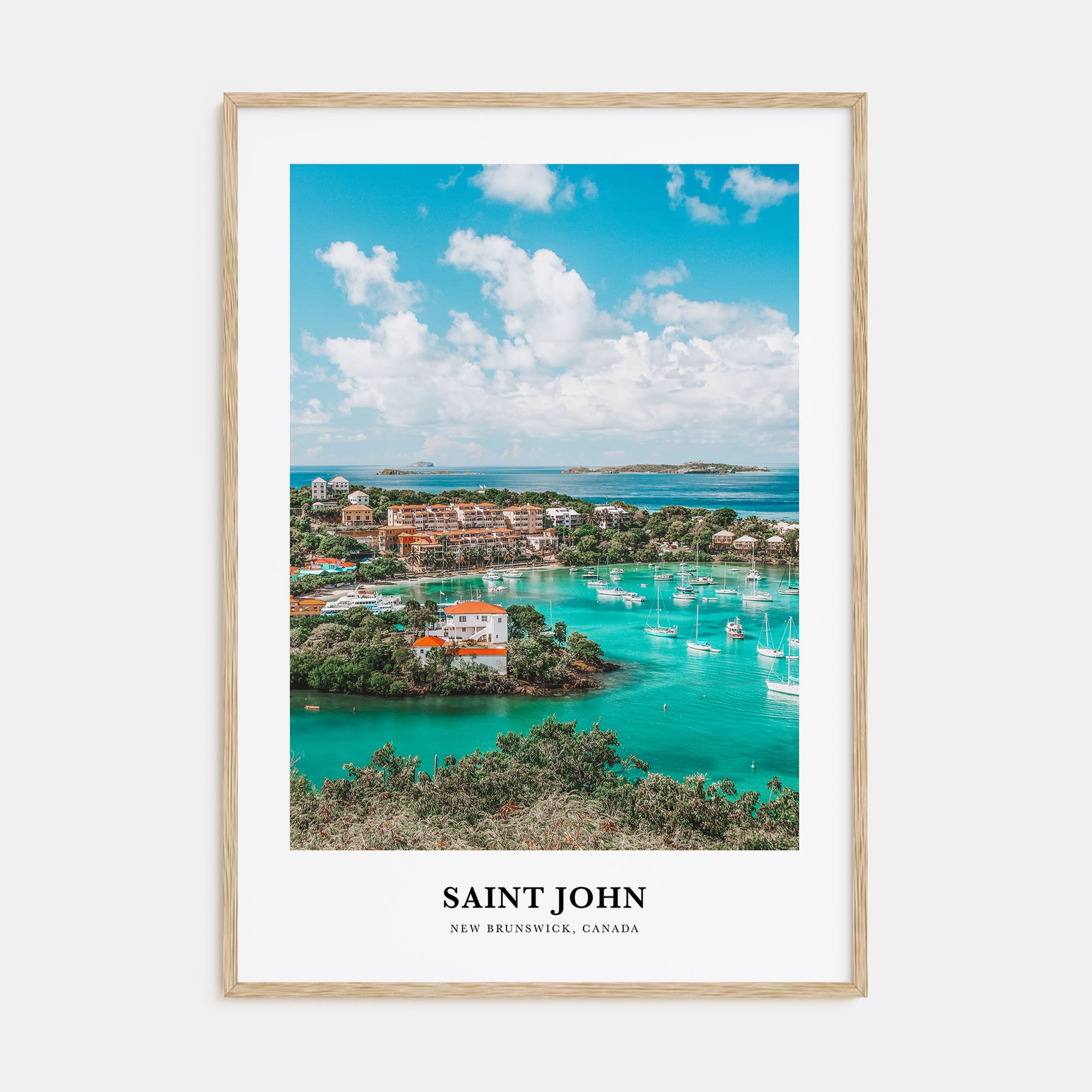 Saint John Portrait Color Poster
