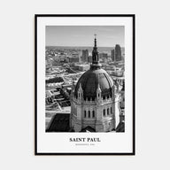 Saint Paul Portrait B&W Poster