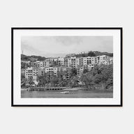 Saint Thomas Landscape B&W Poster