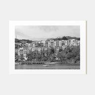 Saint Thomas Landscape B&W Poster