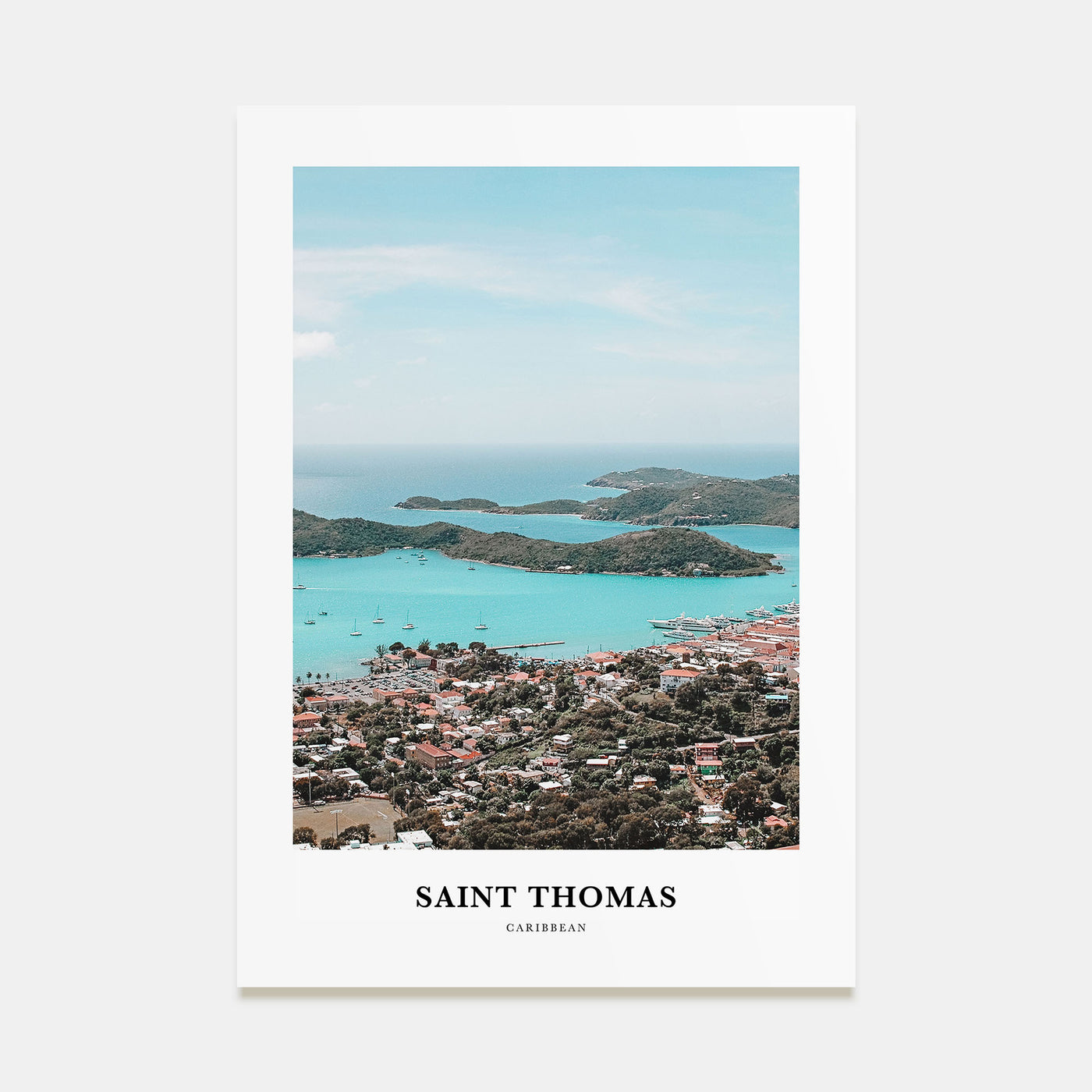 Saint Thomas Portrait Color Poster