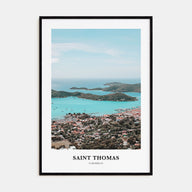 Saint Thomas Portrait Color Poster