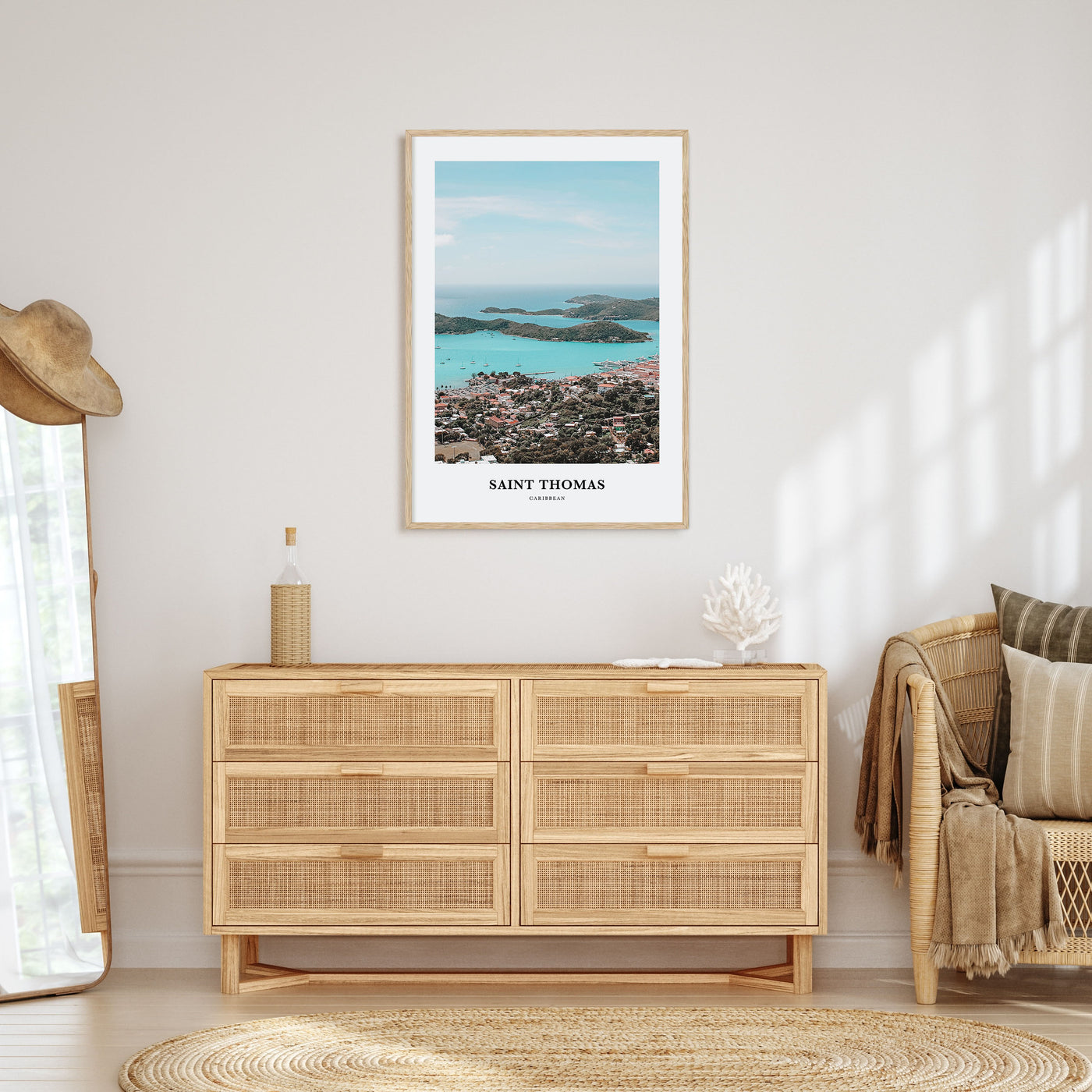 Saint Thomas Portrait Color Poster
