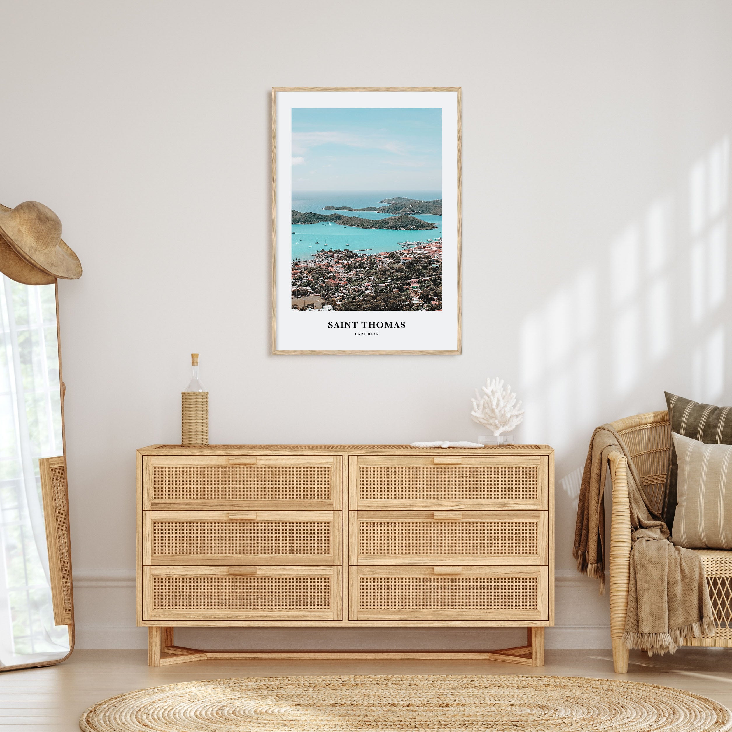Saint Thomas Portrait Color Poster
