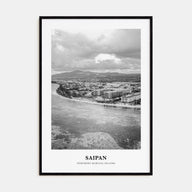 Saipan Portrait B&W Poster