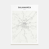 Salamanca Map Portrait Poster
