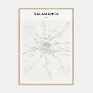 Salamanca Map Portrait Poster