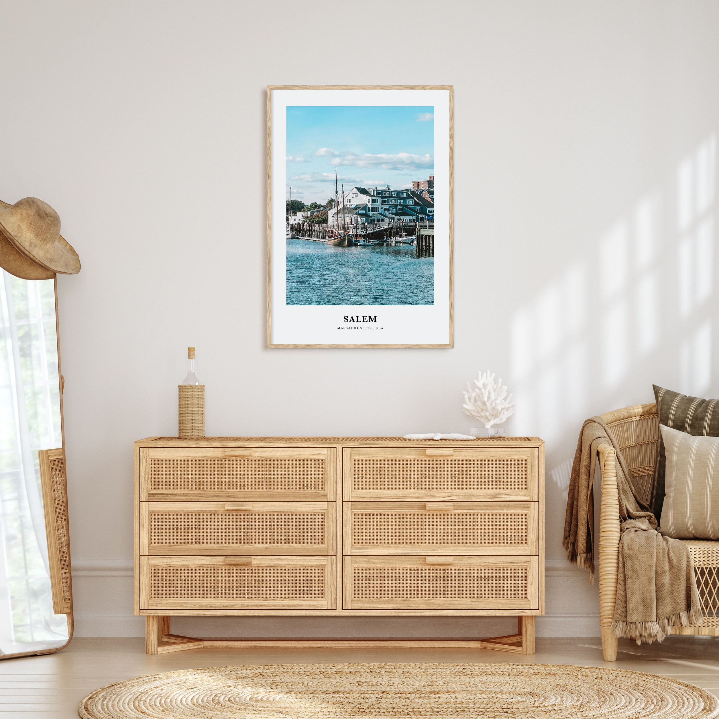 Salem, Massachusetts Portrait Color Poster