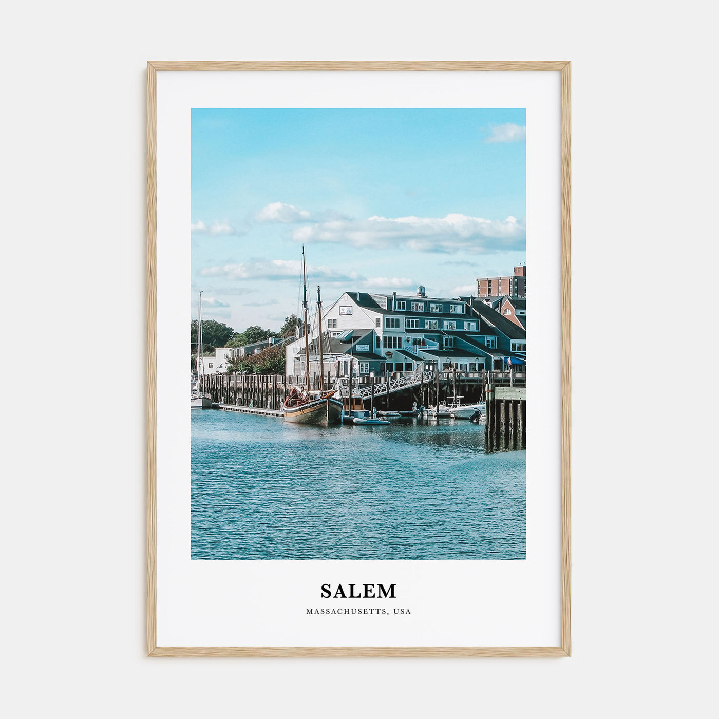 Salem, Massachusetts Portrait Color Poster