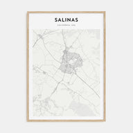 Salinas Map Portrait Poster