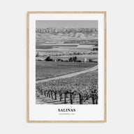 Salinas Portrait B&W Poster