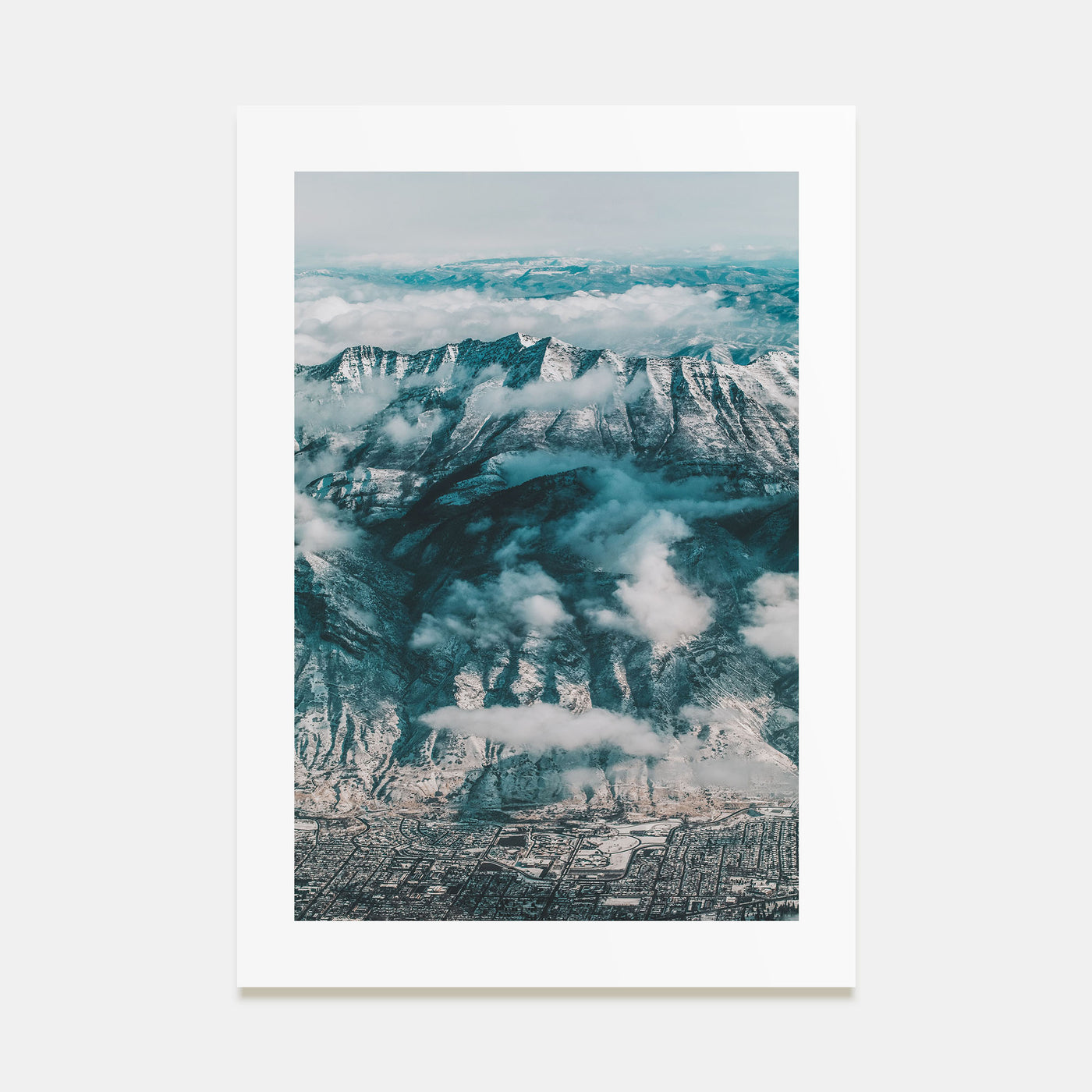 Salt Lake City Photo Color No 3 Poster