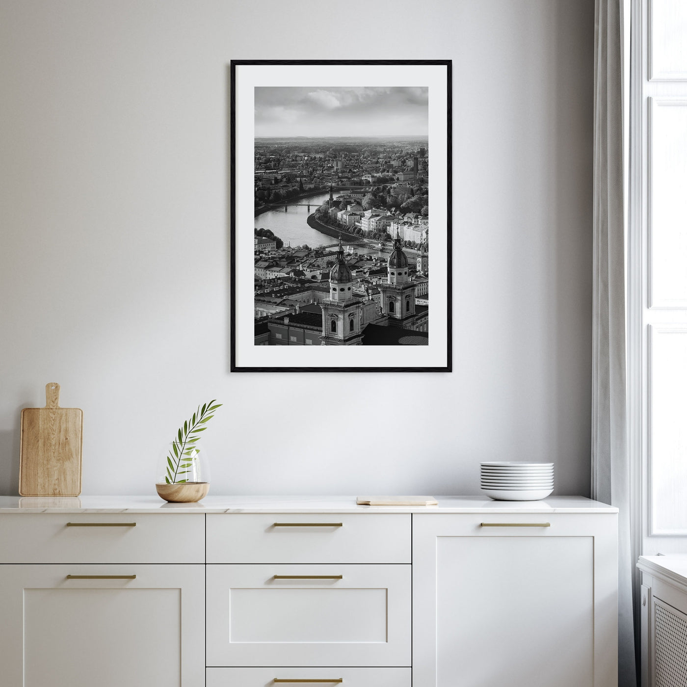 Salzburg Photo B&W Poster