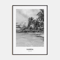 Samoa Portrait B&W Poster