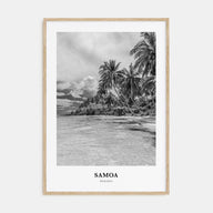 Samoa Portrait B&W Poster