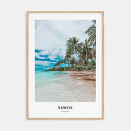 Samoa Portrait Color Poster