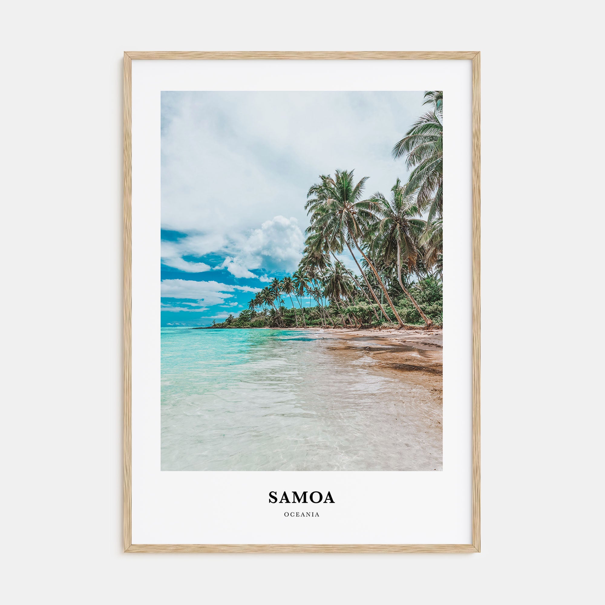Samoa Portrait Color Poster