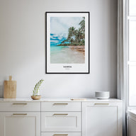 Samoa Portrait Color Poster