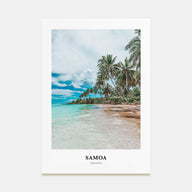Samoa Portrait Color Poster