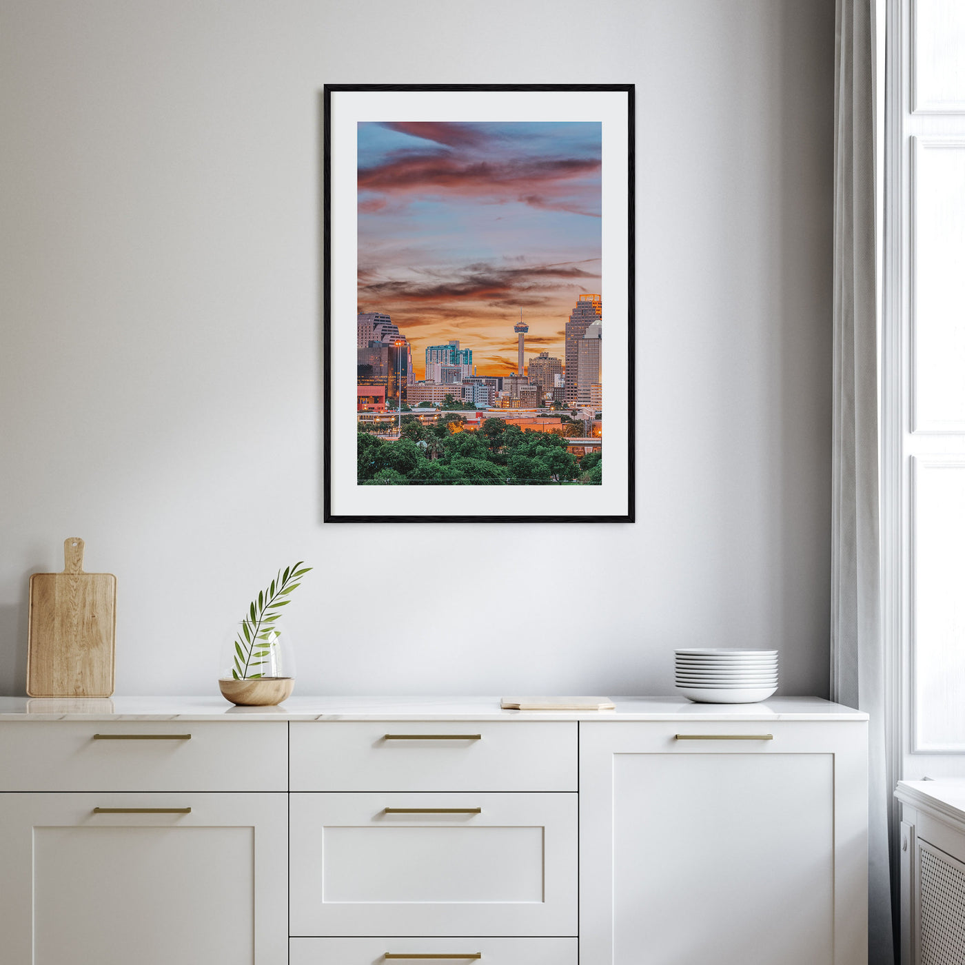 San Antonio Photo Color No 1 Poster