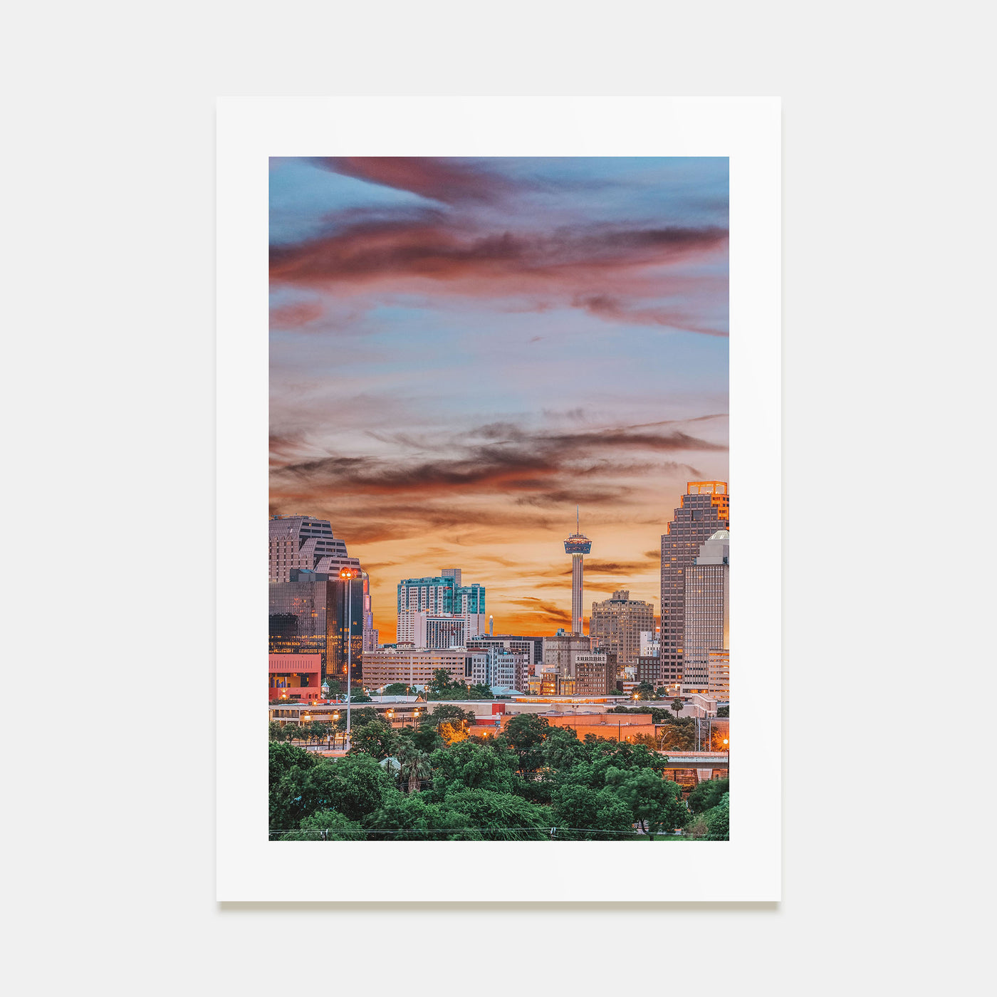 San Antonio Photo Color No 1 Poster