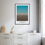 San Bernardino Portrait Color Poster
