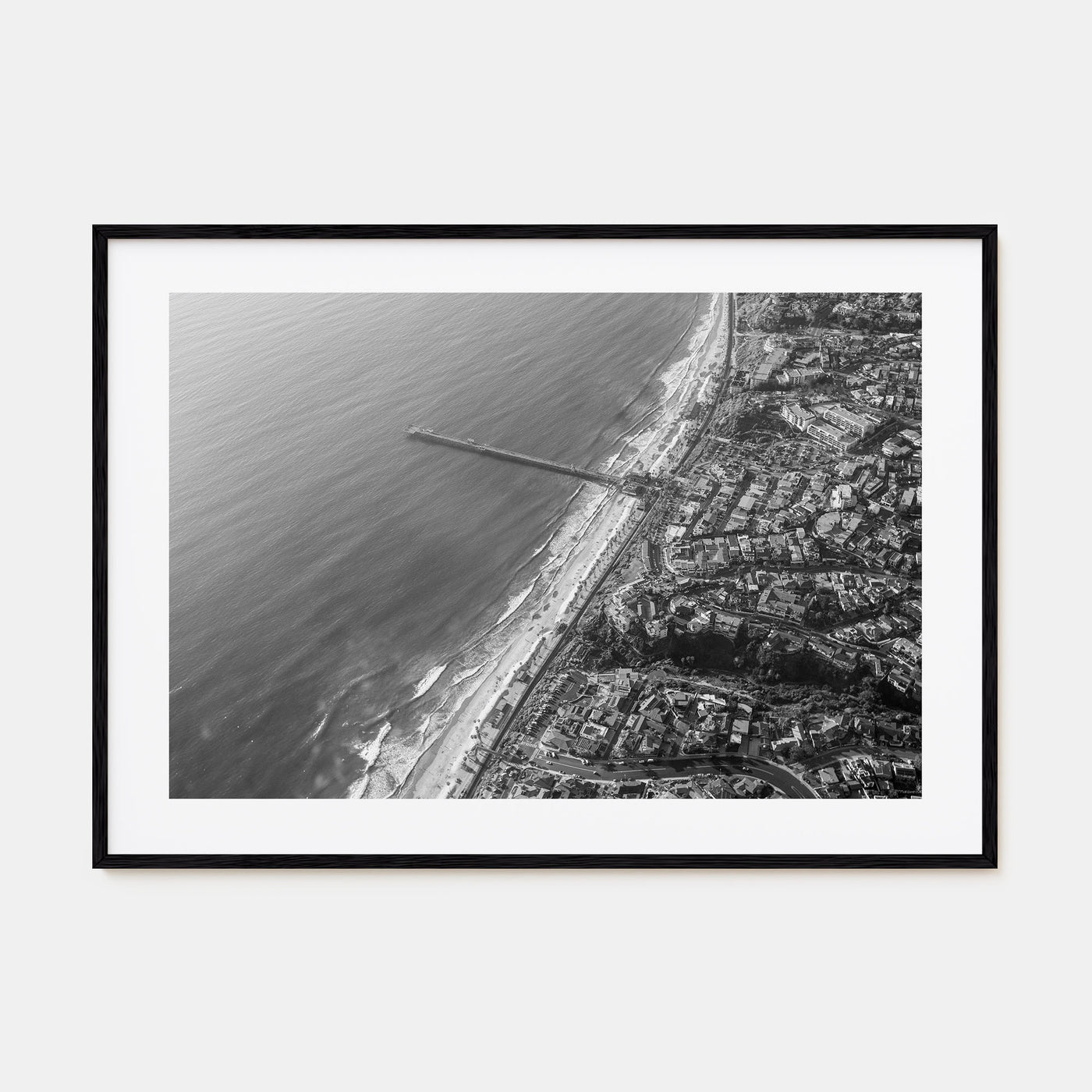 San Clemente Landscape B&W Poster