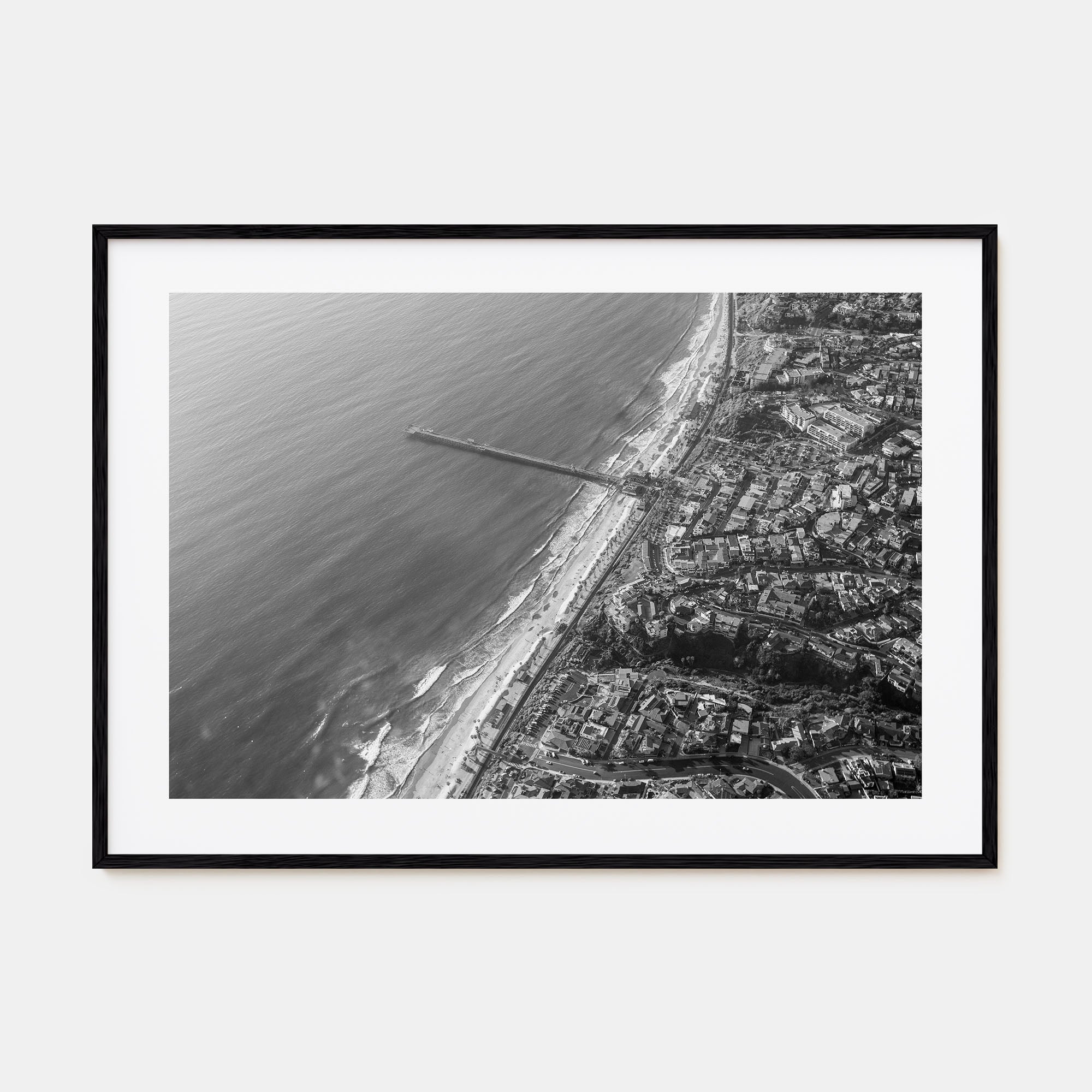 San Clemente Landscape B&W Poster