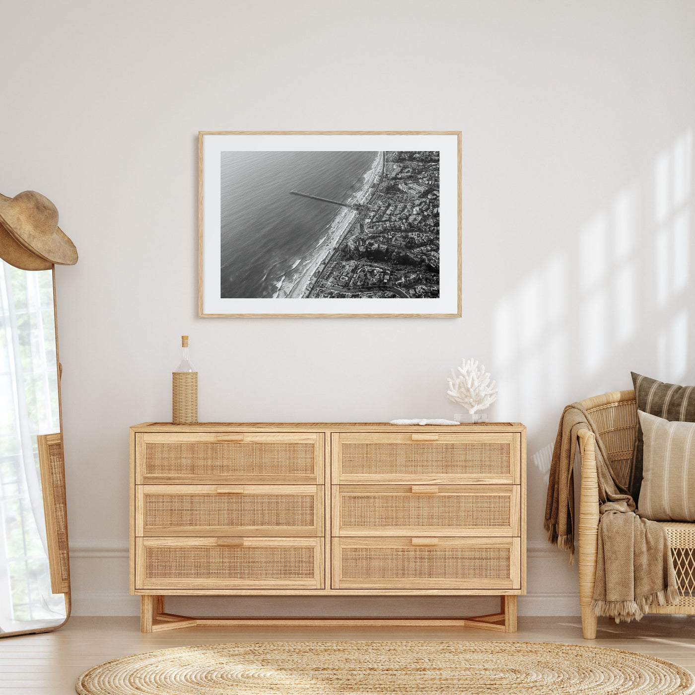 San Clemente Landscape B&W Poster