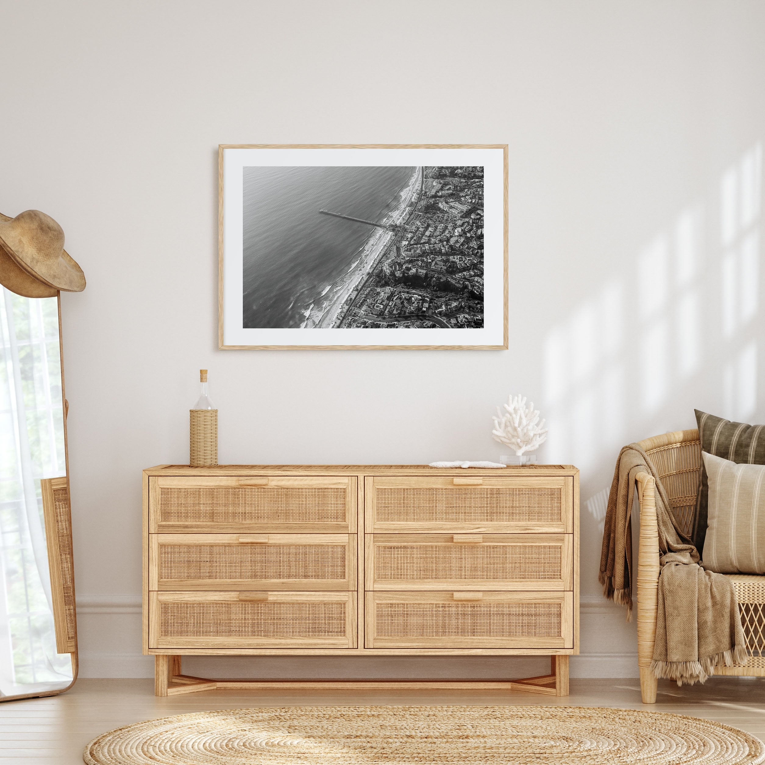 San Clemente Landscape B&W Poster