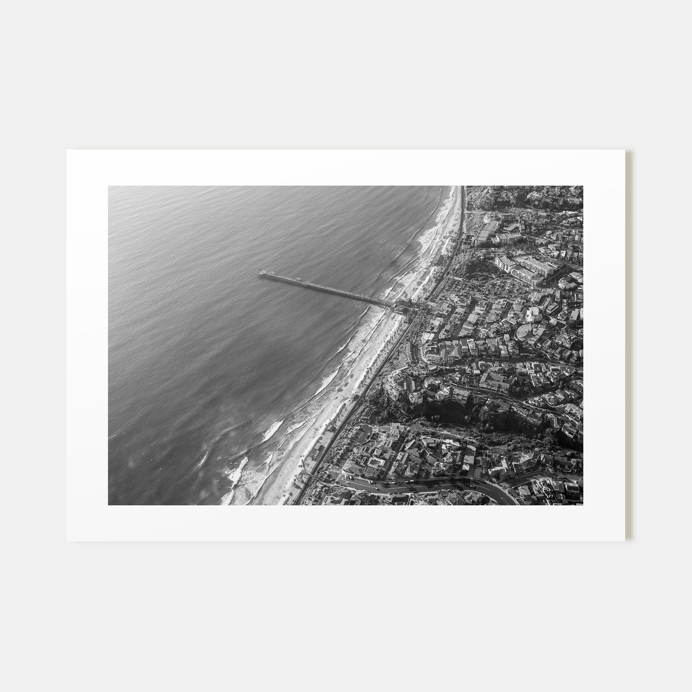 San Clemente Landscape B&W Poster