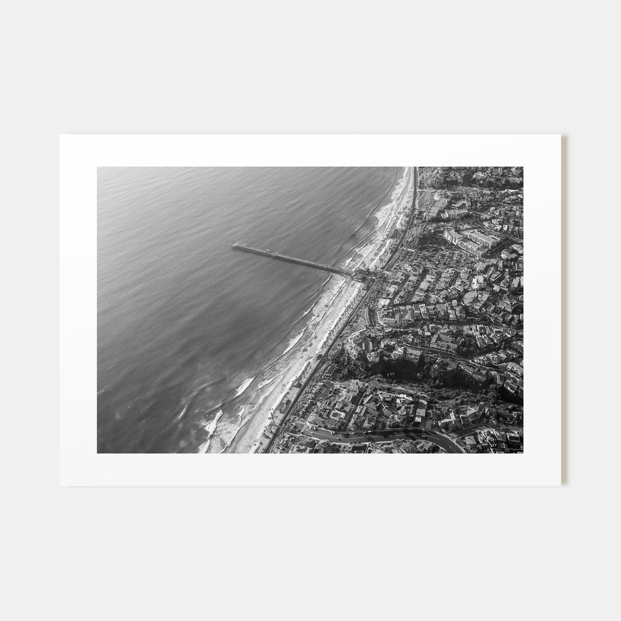 San Clemente Landscape B&W Poster