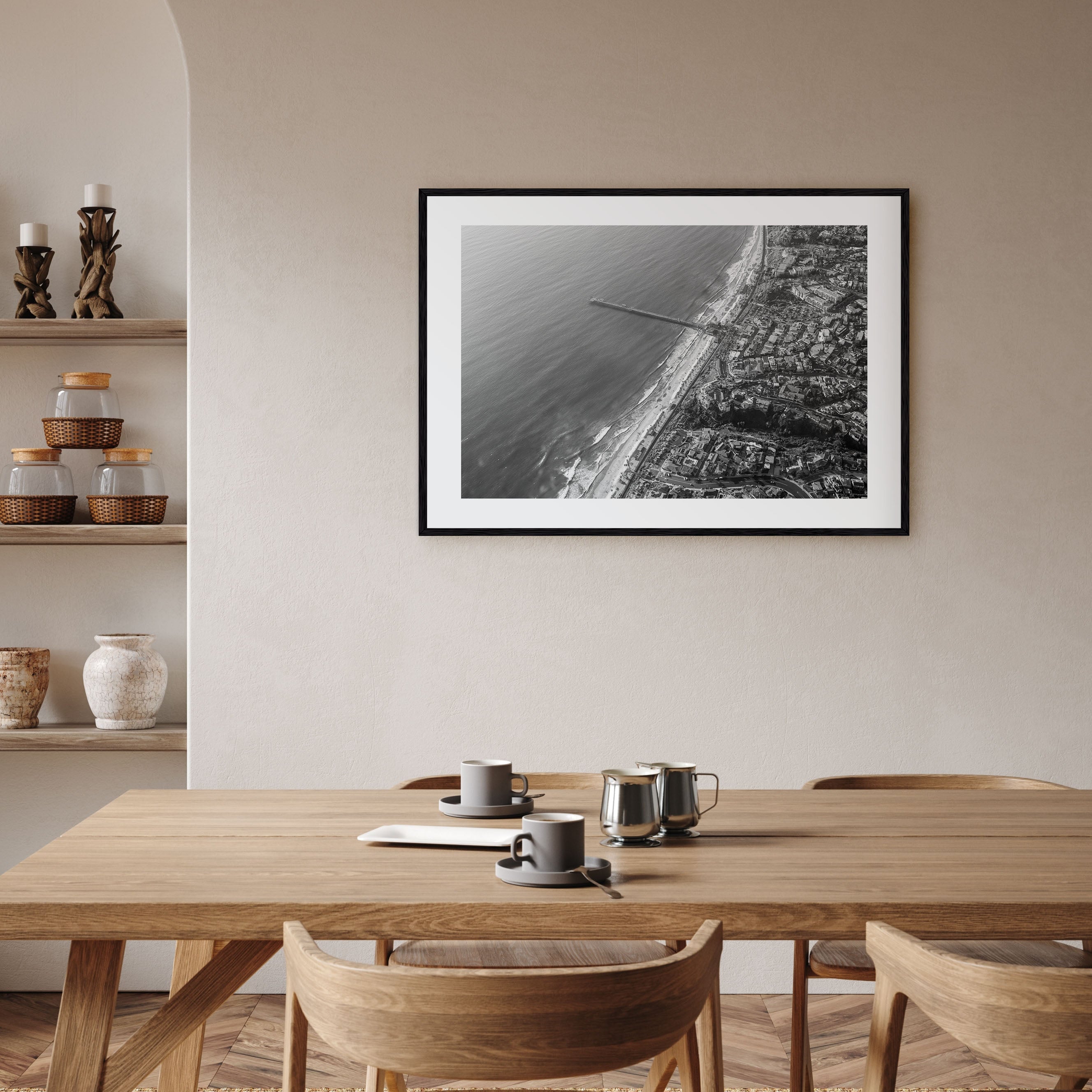 San Clemente Landscape B&W Poster