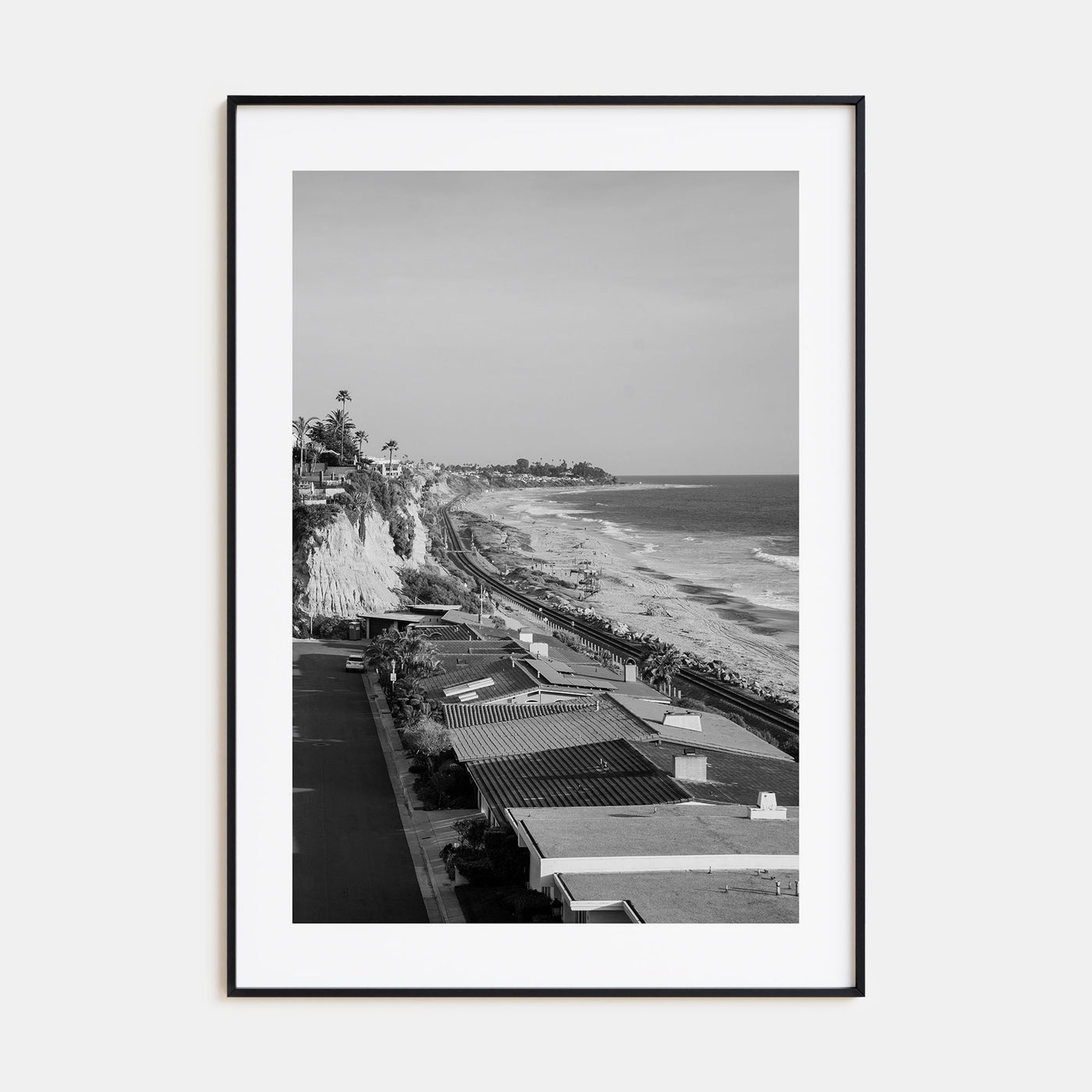 San Clemente Photo B&W Poster