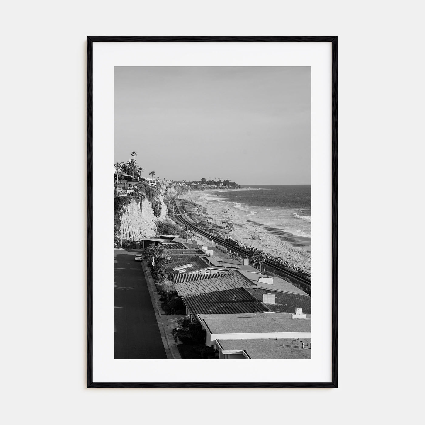 San Clemente Photo B&W Poster