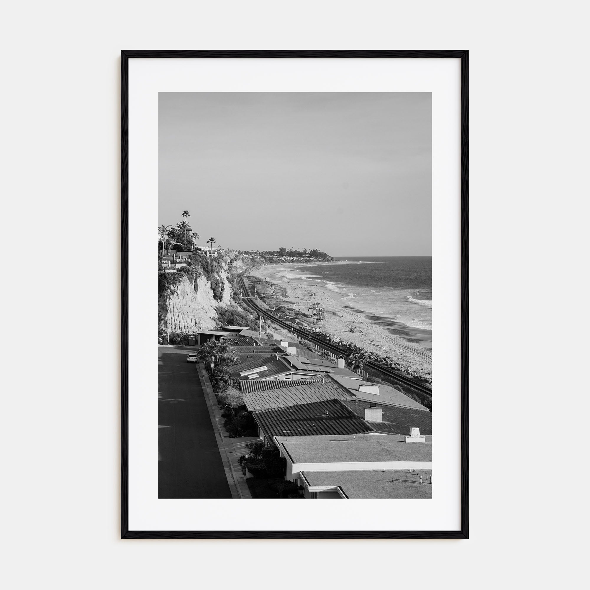 San Clemente Photo B&W Poster