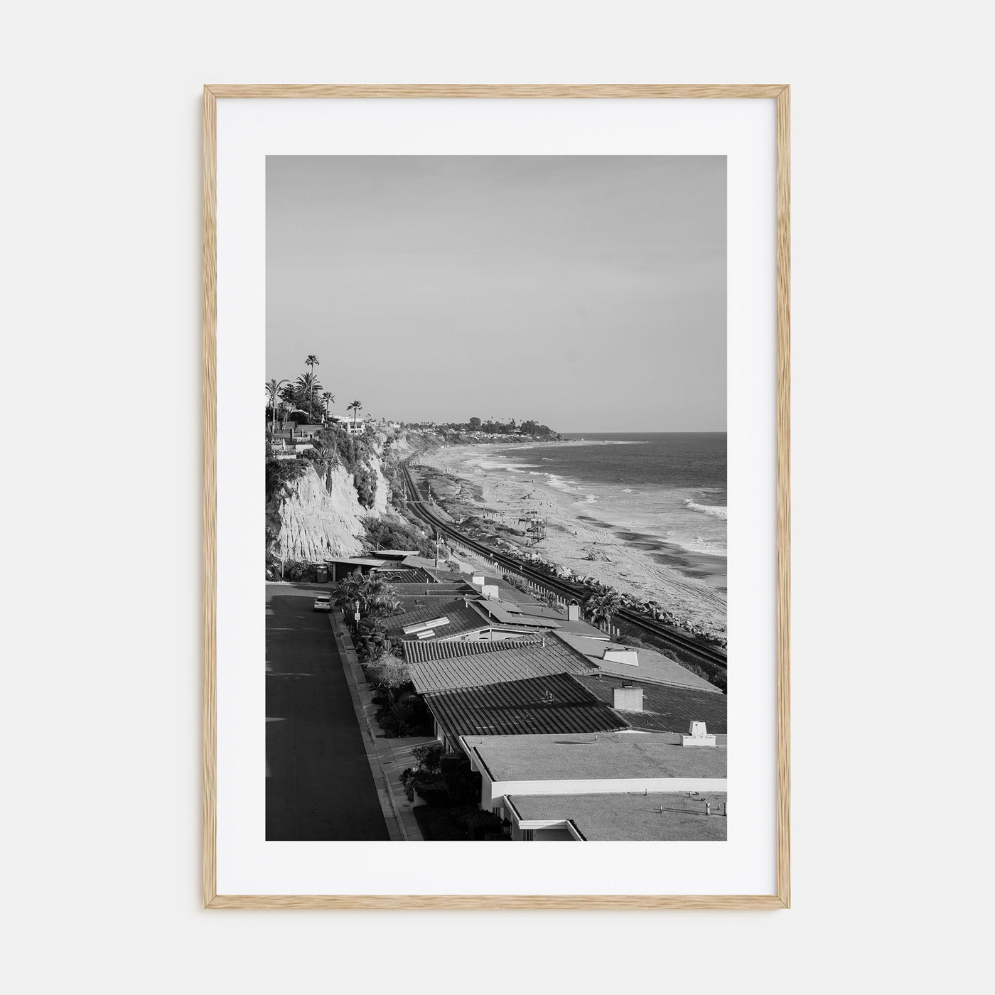 San Clemente Photo B&W Poster