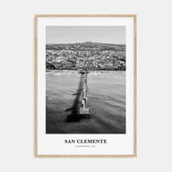 San Clemente Portrait B&W No 2 Poster