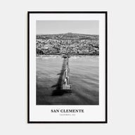 San Clemente Portrait B&W No 2 Poster