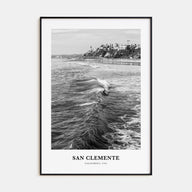 San Clemente Portrait B&W No 3 Poster