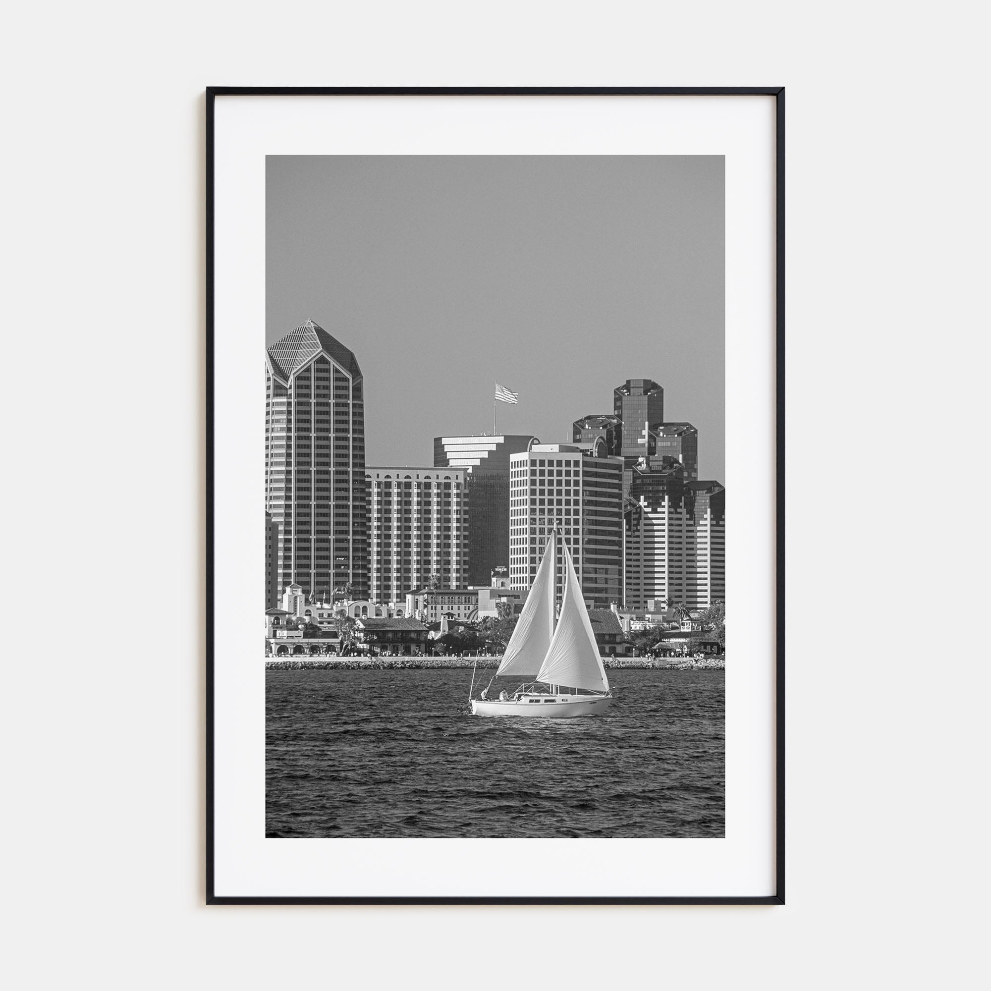 San Diego Photo B&W No 2 Poster