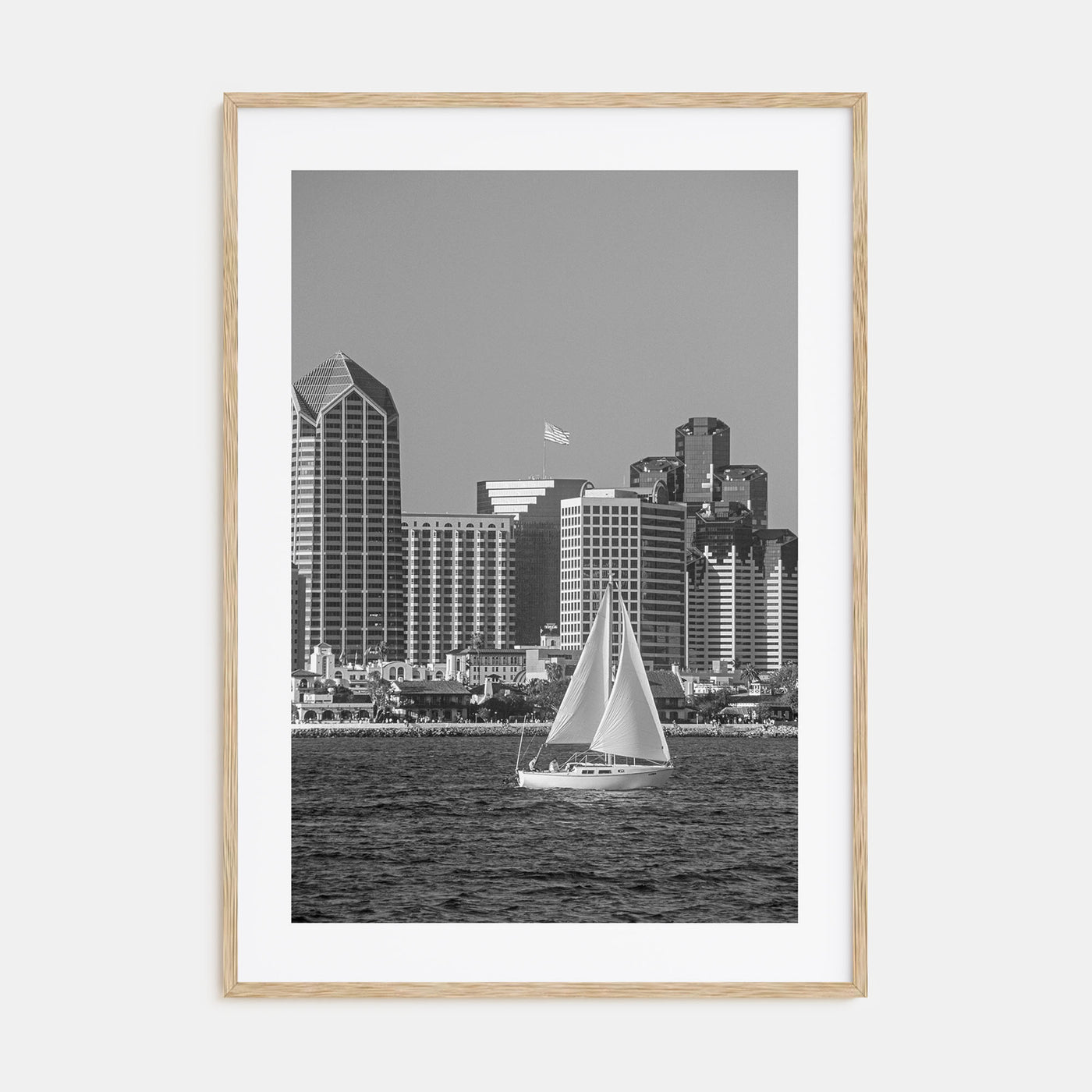 San Diego Photo B&W No 2 Poster